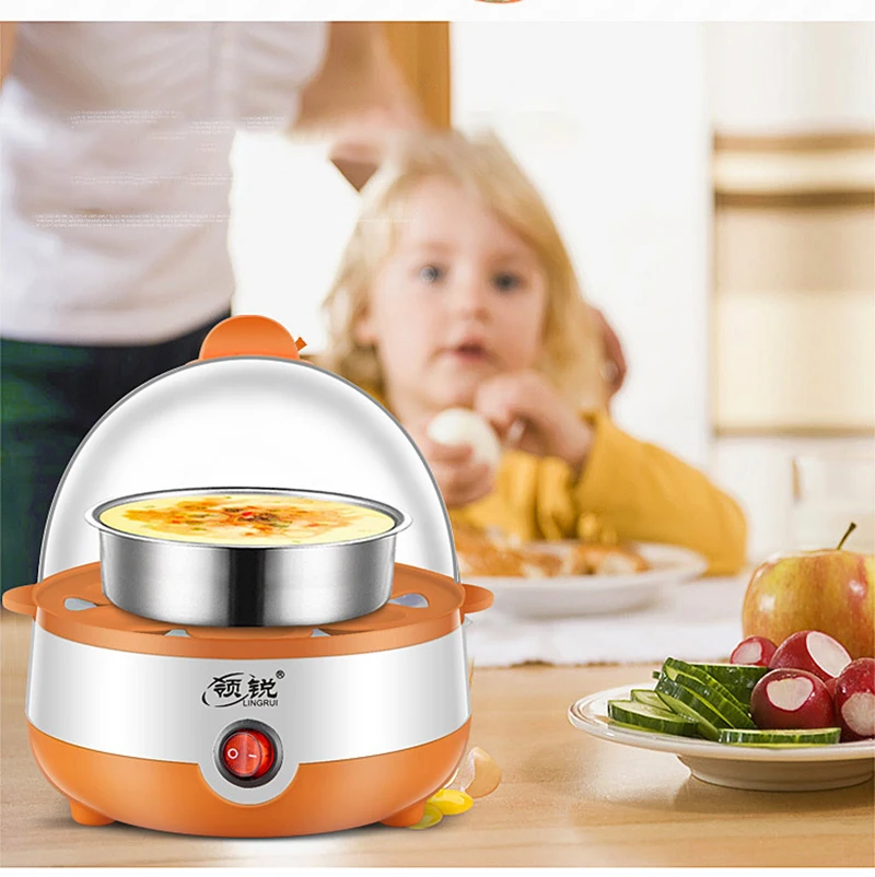 Multi Function Rapid Electric Egg Cooker Auto-Off Generic 7 Eggs Boiler Steamer Omelette Cooking Tools Kitchen Utensil Breakfast - Image 10