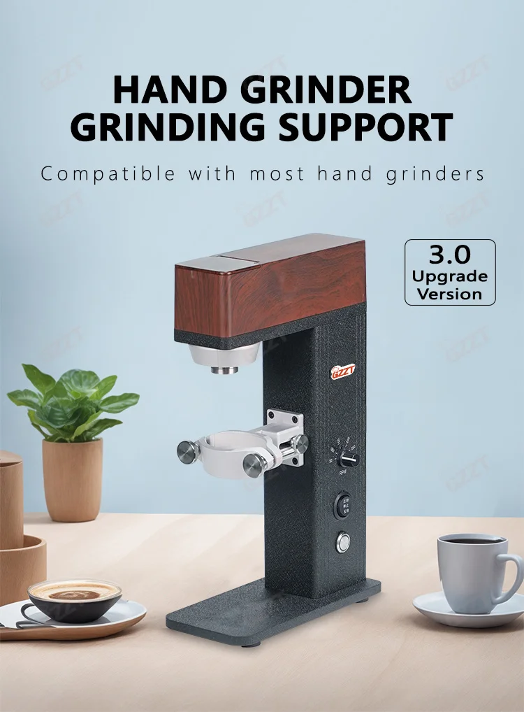 GZZT MG-U Variable Speed Grinding Stand for Hand Grinder Coffee Grinder Support Suitable for Most Hand Grinder 50-300RPM - Image 9