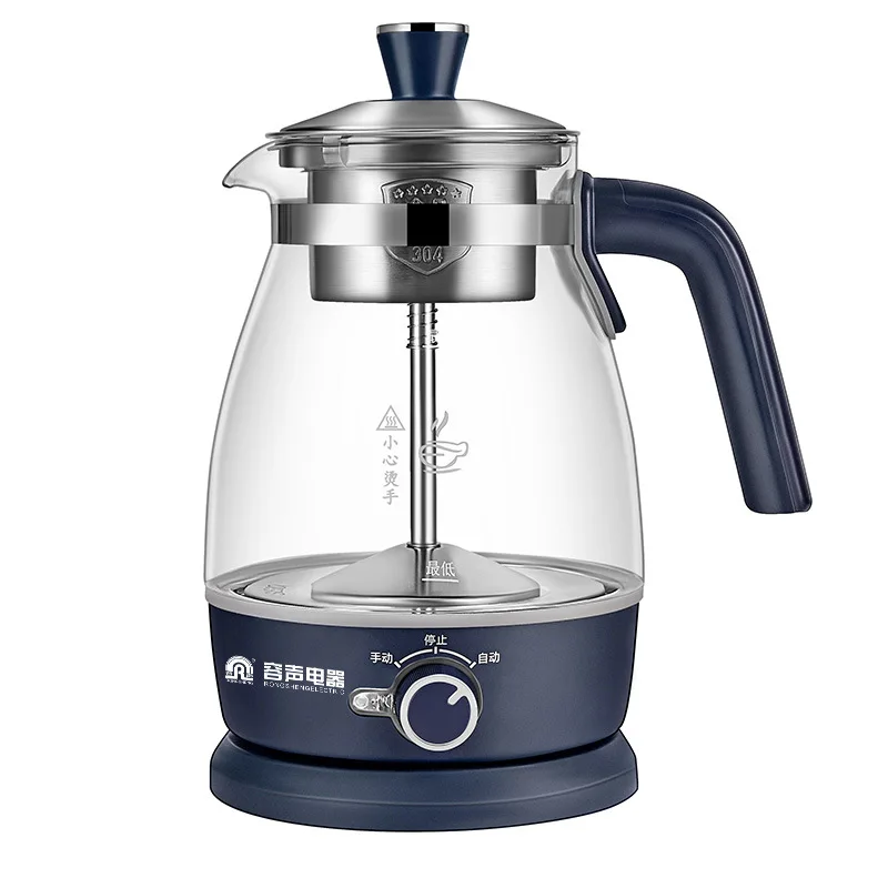 1L Electric Kettle Heat-resistant Glass Tea Infuser Pot With Filter Automatic Steam Spray Borosilicate glass Teapot Health Pot - Image 5