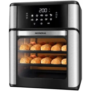 Mondial Oil-Free Electric Fryer/Air Fryer Oven AFON-12L-BI Black 12L - 220V