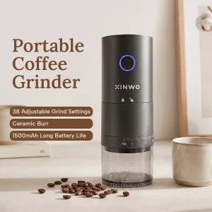 Portable Electric Coffee Grinder Professional Ceramic Grinding Core Grind Adjustment Coffee Beans Mill Grinder Upgrade Charge