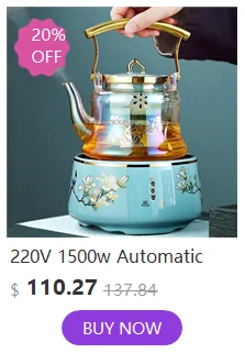 1L Electric Kettle Heat-resistant Glass Tea Infuser Pot With Filter Automatic Steam Spray Borosilicate glass Teapot Health Pot - Image 11