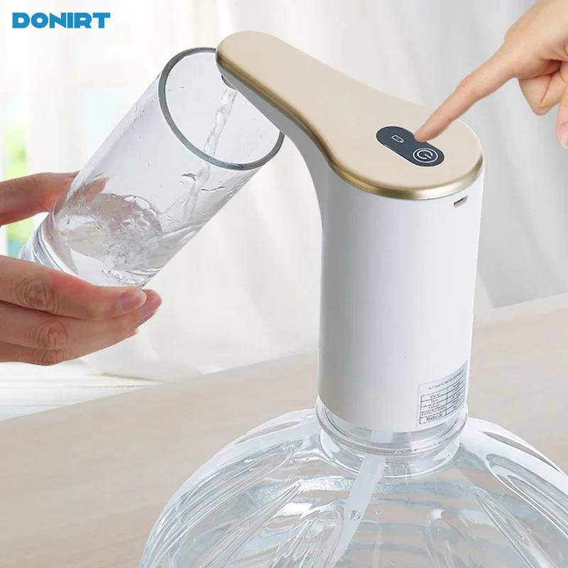 Electric Water Dispenser Bottle Pump USB Charging Barreled Water Pump Dual Mode Switch Automatic Water Dispenser Pump for Home