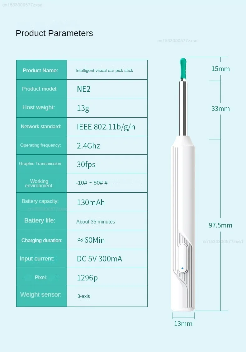 Smart Visual Ear Sticks Otoscope Ear Cleaner High Precision Ear Wax Removal Tool Mini Camera Removal Health Care Tools - Image 26