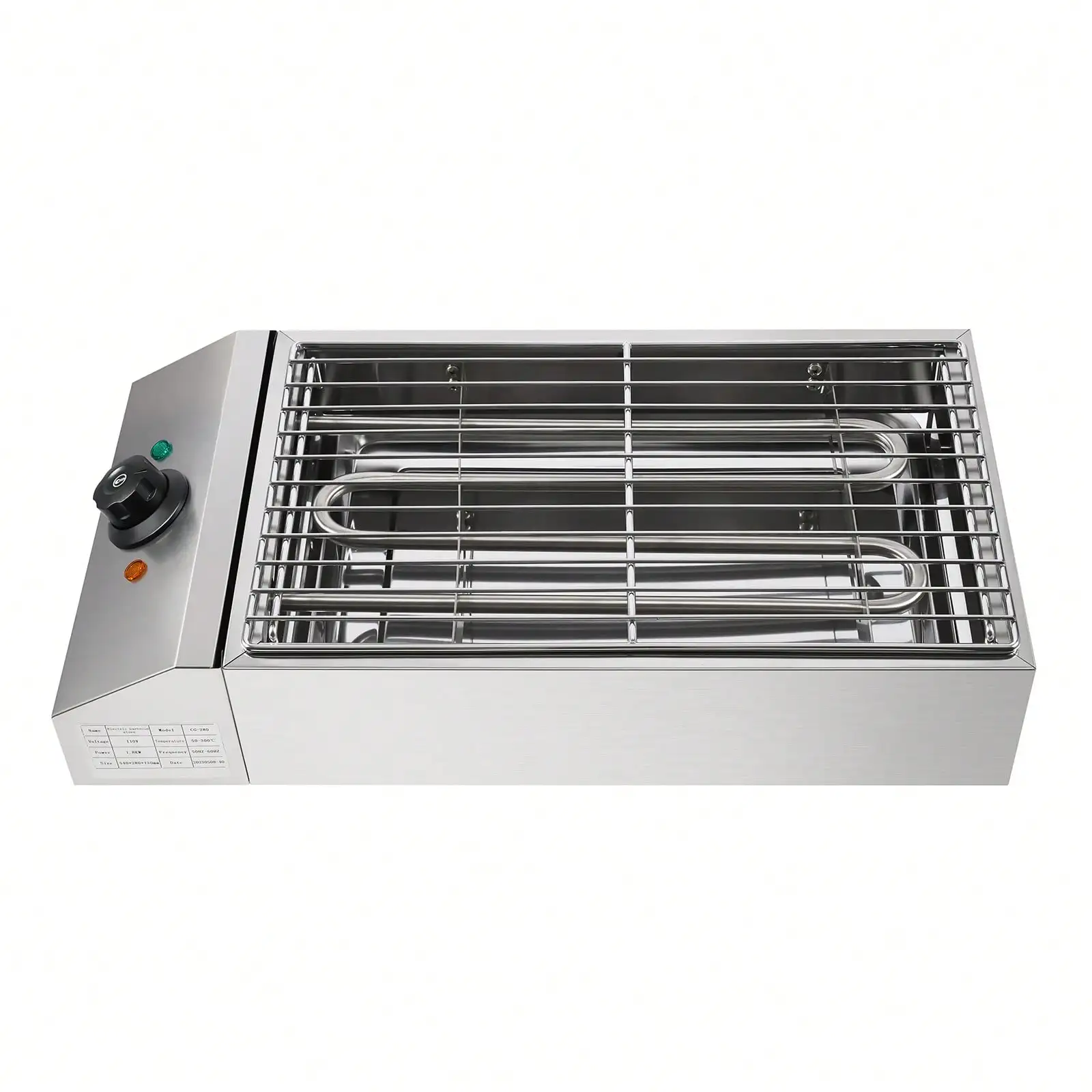 Family Smokeless Grill 1800W 110V Stainless Steel Electric Smokeless Barbecue Oven Grill For Restaurant BBQ Equipment - Image 15