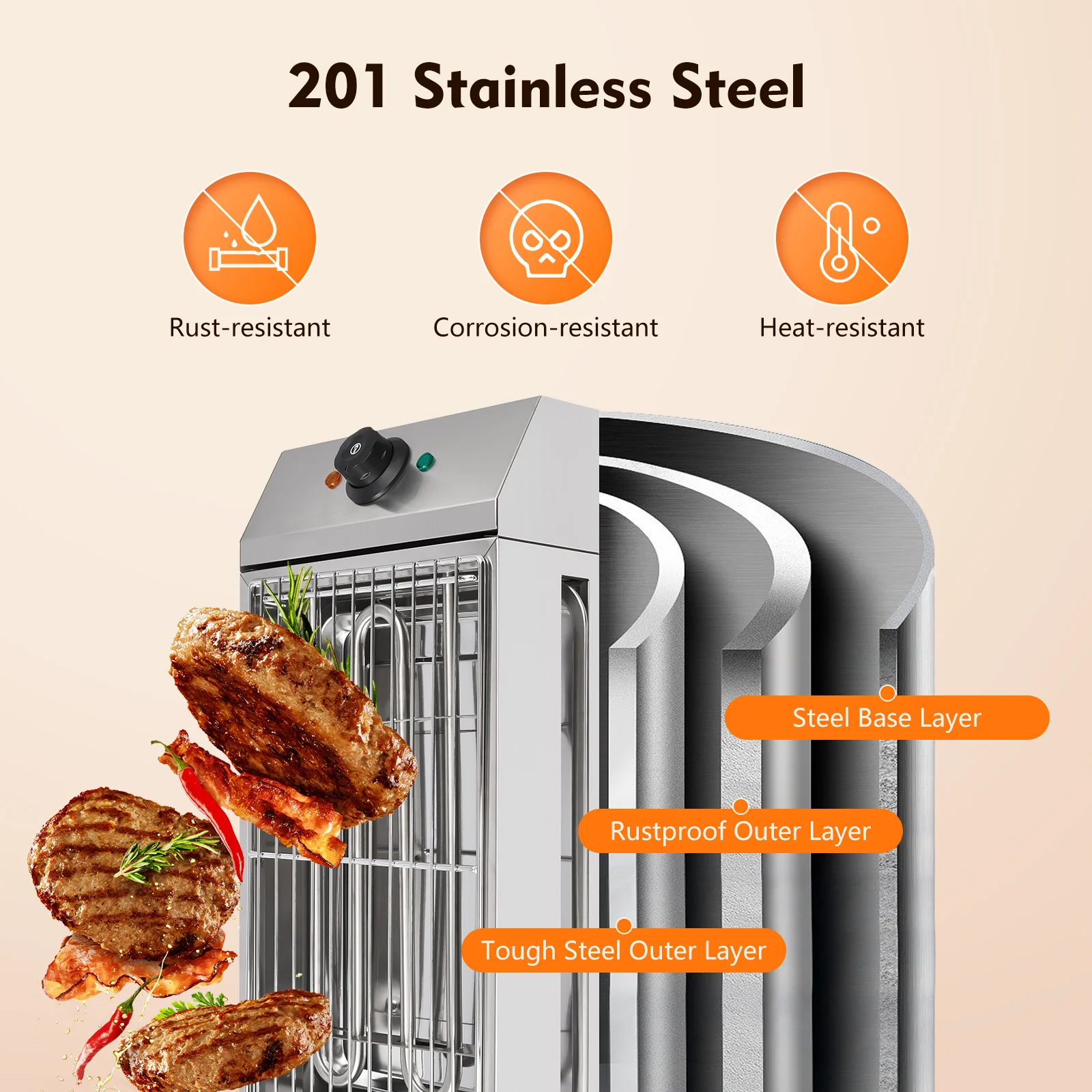 Family Smokeless Grill 1800W 110V Stainless Steel Electric Smokeless Barbecue Oven Grill For Restaurant BBQ Equipment