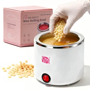 LULAA ​​​Waxing Wax Warmer for Hair Removal  Quick Heating wax Melt Warmer Easy to Use at Home Waxing Kit for Women Use