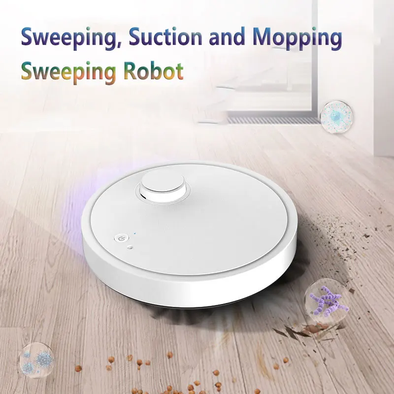 NEW 3-in-1 Wet And Dry Ultra-thin Cleaning Machine Automatic Robot Vacuum Cleaner Smart Wireless Sweeping Mopping Smart Home - Image 3