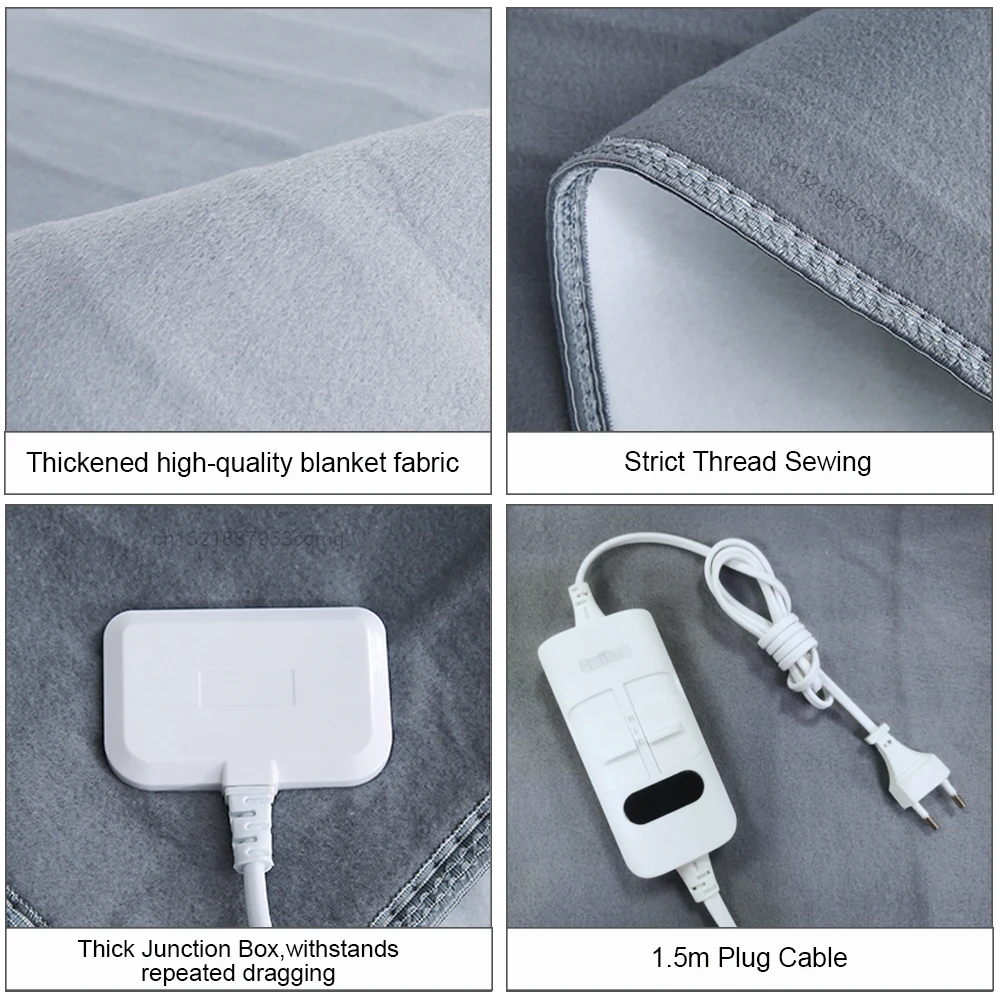 Electric Heating Blanket Automatic Thermostat Double Body Warmer Bed Mattress EU Plug 220V Electric Heated Carpets Mat Pad - Image 15