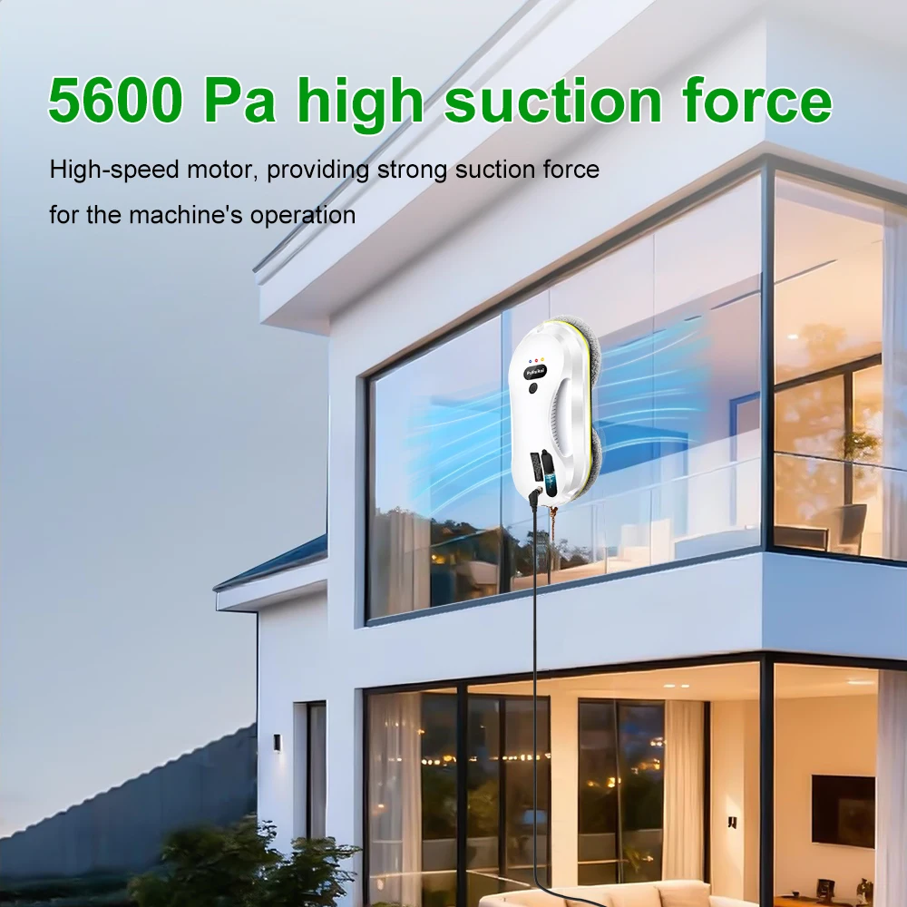 PuRuiKai Household Window Automatic Water Spray Cleaning Robot,With Intelligent Edge Detection System,Robot Glass Cleaner - Image 11
