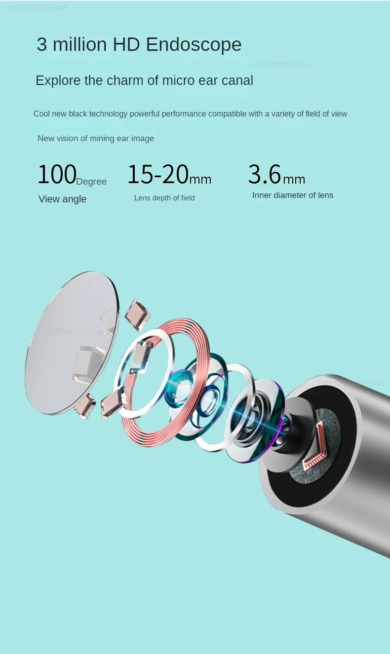 Smart Visual Ear Sticks Otoscope Ear Cleaner High Precision Ear Wax Removal Tool Mini Camera Removal Health Care Tools - Image 20