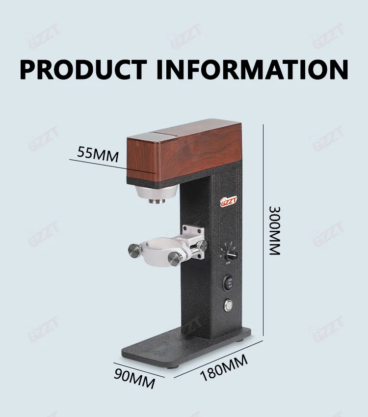 GZZT MG-U Variable Speed Grinding Stand for Hand Grinder Coffee Grinder Support Suitable for Most Hand Grinder 50-300RPM - Image 11