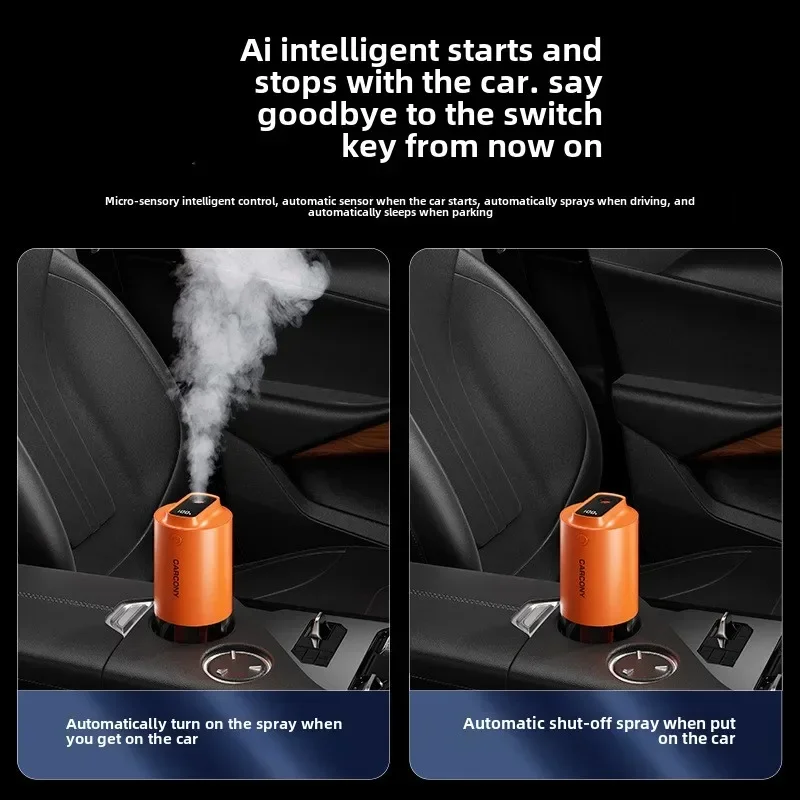 Car Humidifier 2000mAh Built-in Battery Wireless Use Antibacterial Air Purifier Aroma essential Oil Diffuser Home High Quality - Image 4