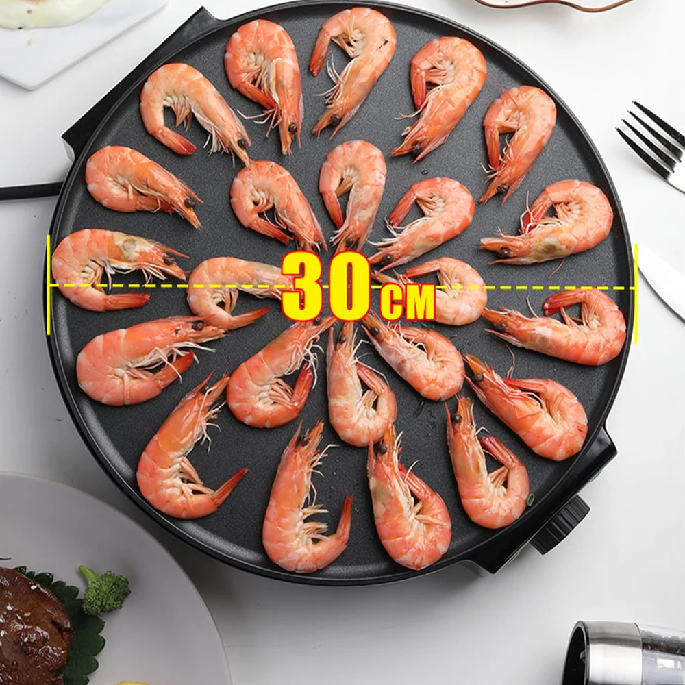 Electric Crepe Maker Machine Pancake Machine Batter Crepes Maker Kitchen Cooking Roti Tortilla Blintzes Pancakes Bacon Eggs - Image 10