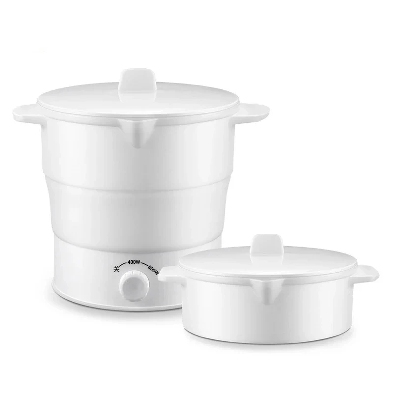 HOMEFISH Foldable Silicone Electric Pot Portable Multi-Purpose Hot Water Boiler for Travel 110/220V Kettle Ideal for Camping - Image 5