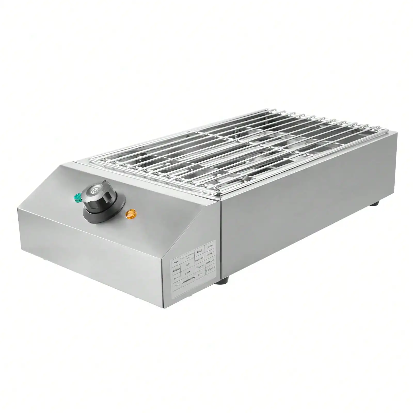 Family Smokeless Grill 1800W 110V Stainless Steel Electric Smokeless Barbecue Oven Grill For Restaurant BBQ Equipment - Image 11