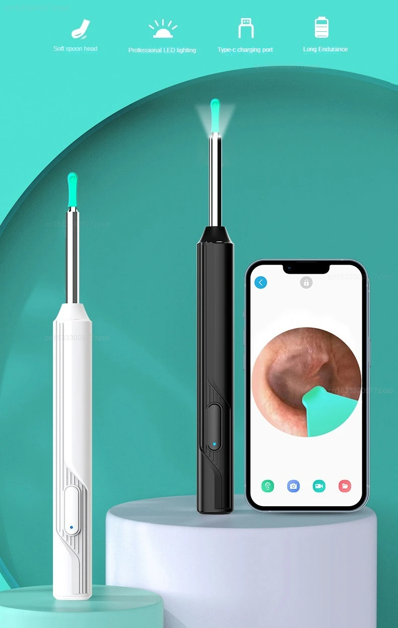 Smart Visual Ear Sticks Otoscope Ear Cleaner High Precision Ear Wax Removal Tool Mini Camera Removal Health Care Tools - Image 11