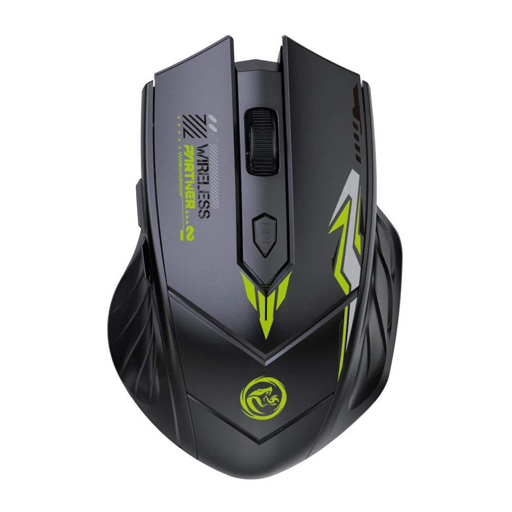 2.4G Wireless Mouse Dual-Mode Bluetooth Mouse 6Buttons Silent Gaming Mice Rechargeable E-Sports Mouse 1600DPI Office Mice For PC - Image 7