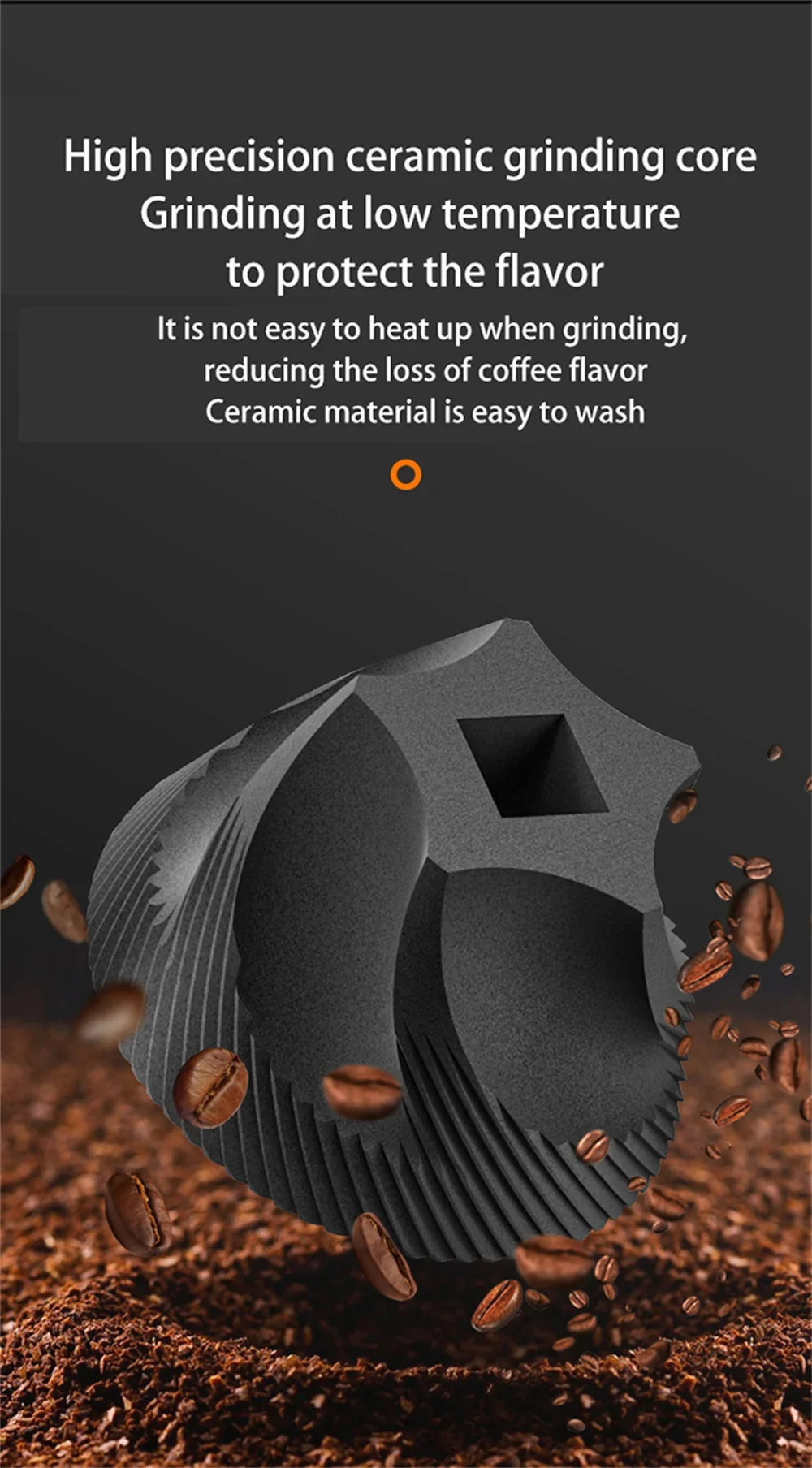 Portable Electric Coffee Grinder Wireless Bean Mill USB Fully Automatic Rechargeable Outdoor Gatherings Adjustable Coarse Fine - Image 18
