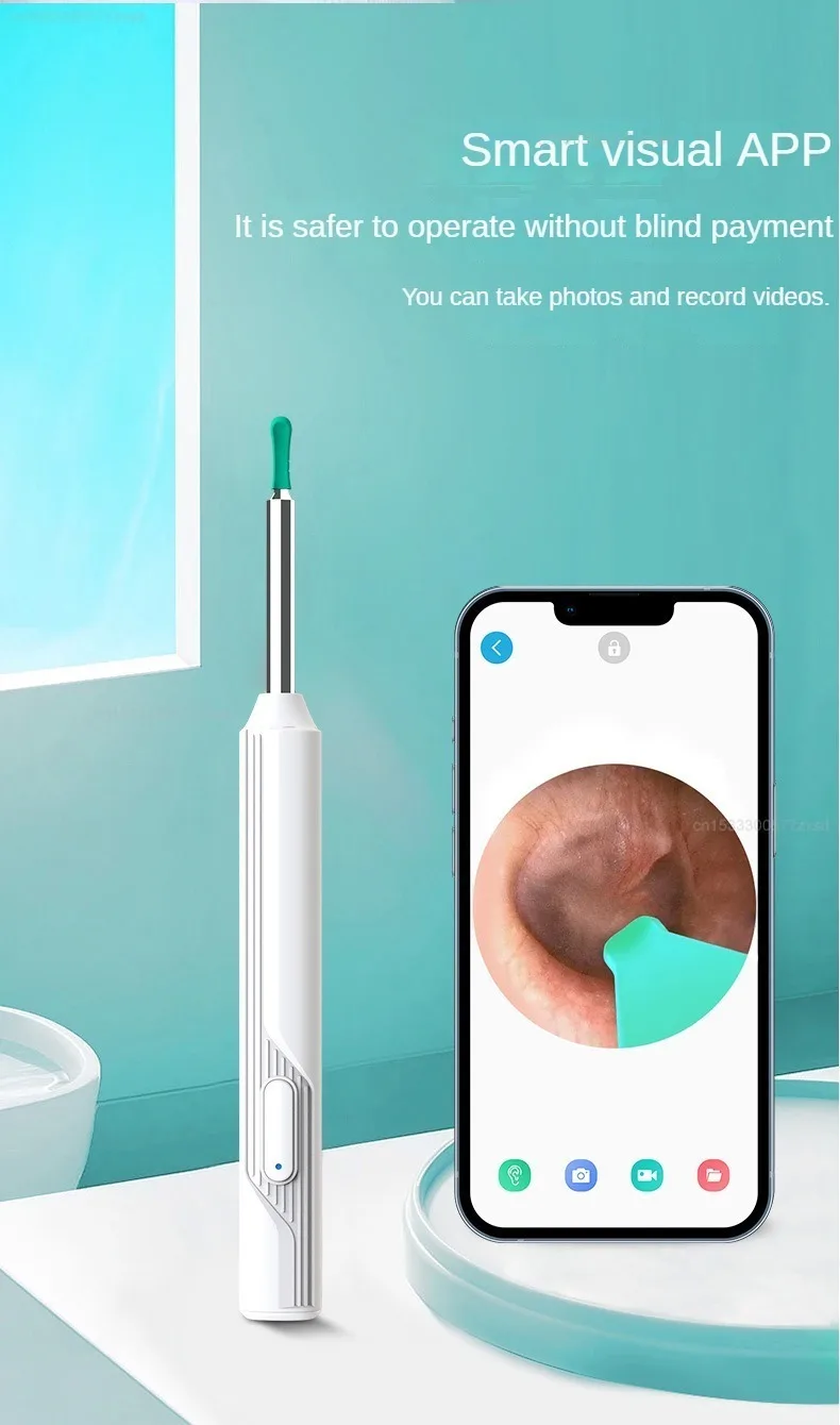 Smart Visual Ear Sticks Otoscope Ear Cleaner High Precision Ear Wax Removal Tool Mini Camera Removal Health Care Tools - Image 15