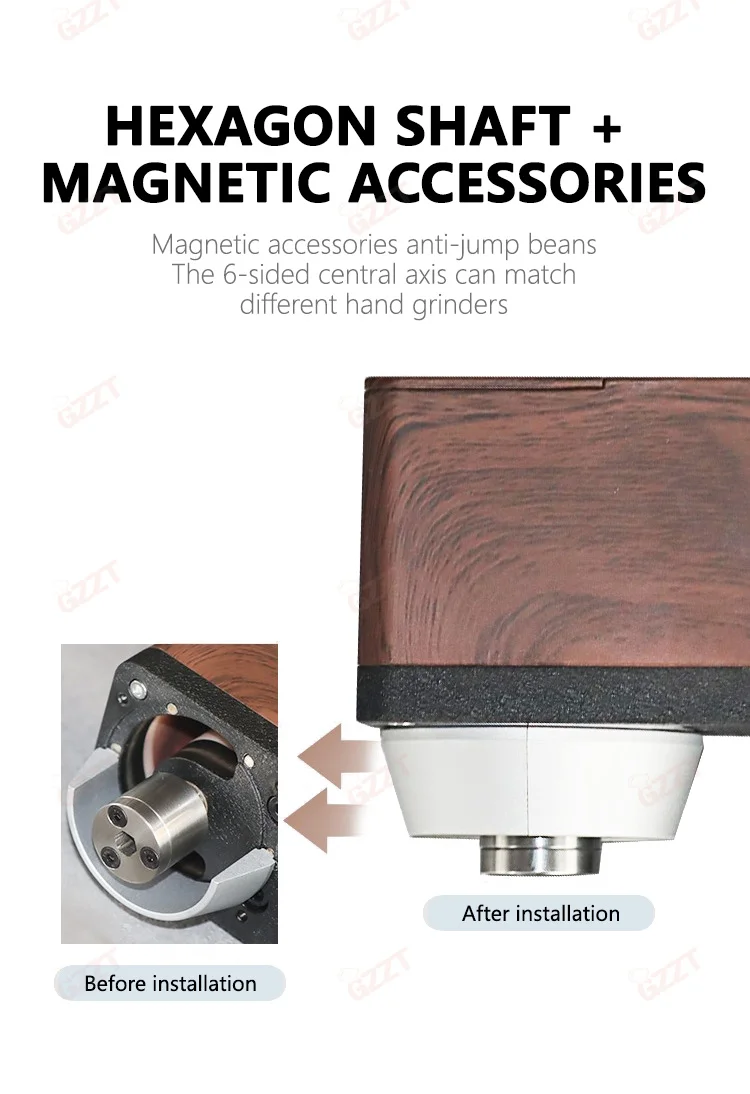 GZZT MG-U Variable Speed Grinding Stand for Hand Grinder Coffee Grinder Support Suitable for Most Hand Grinder 50-300RPM - Image 10